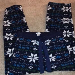 Fleece lounge pants